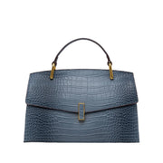 WIKTORIA | Elegancka torebka z fakturą krokodyla
