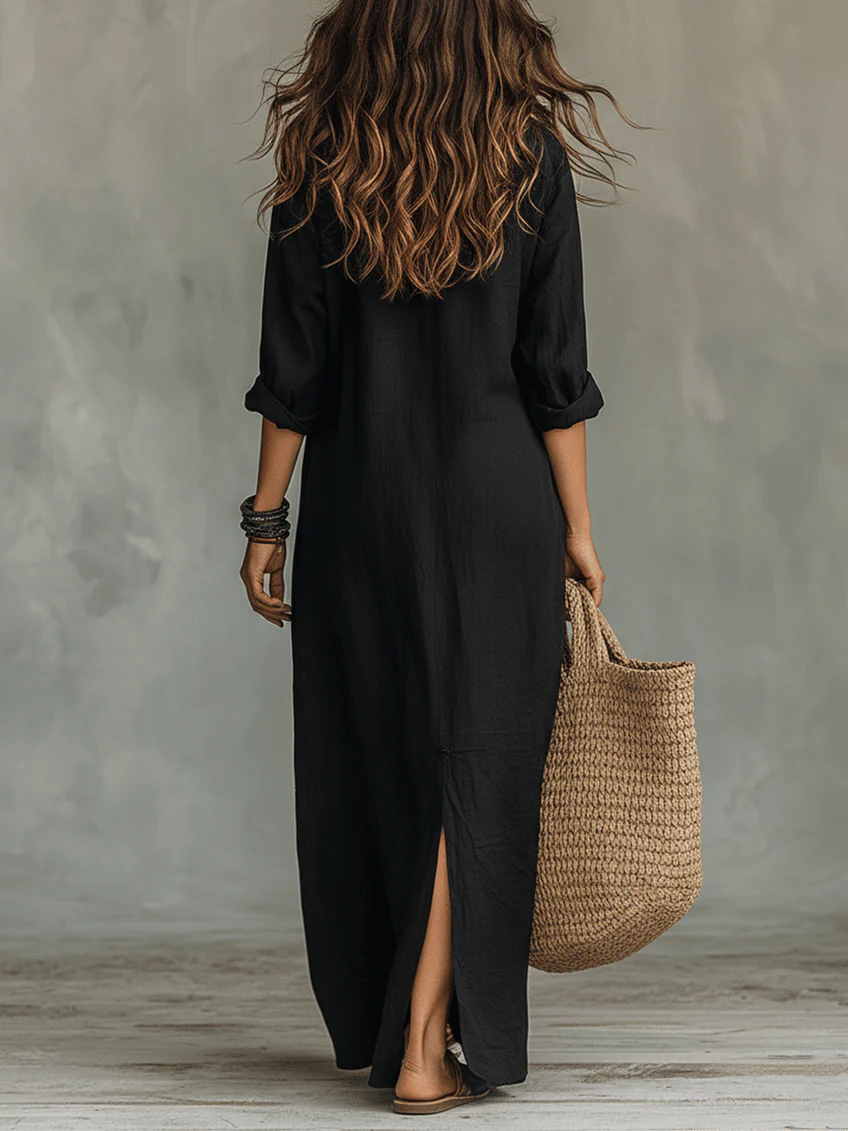 SOLINE | Sukienka maxi
