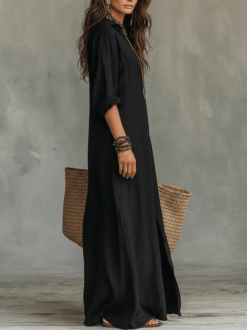 SOLINE | Sukienka maxi