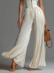 VIVIENNE | Plisowany chiffon