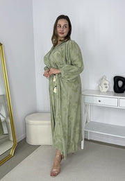 KELLY KOSZULOWA SUKIENKA SZMIZJERKA NA GUZIKI PLUS SIZE MAXI. OLIWKOWA 01 image 5