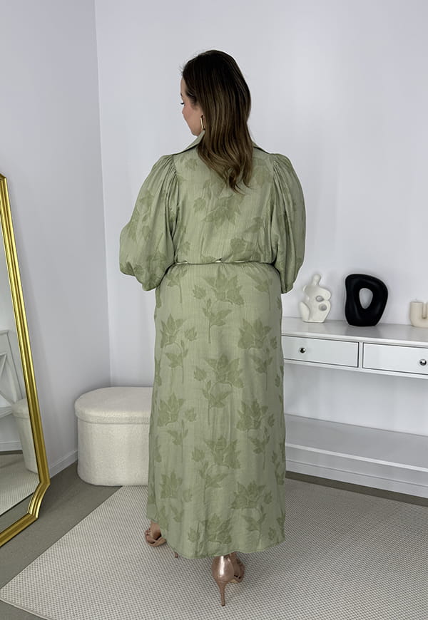 KELLY KOSZULOWA SUKIENKA SZMIZJERKA NA GUZIKI PLUS SIZE MAXI. OLIWKOWA 01 image 8